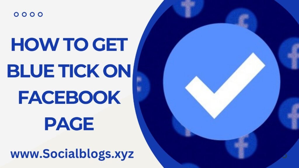 How To Get Blue Tick On Facebook Page