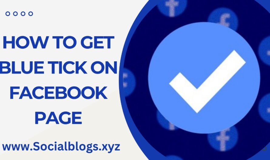 How To Get Blue Tick On Facebook Page