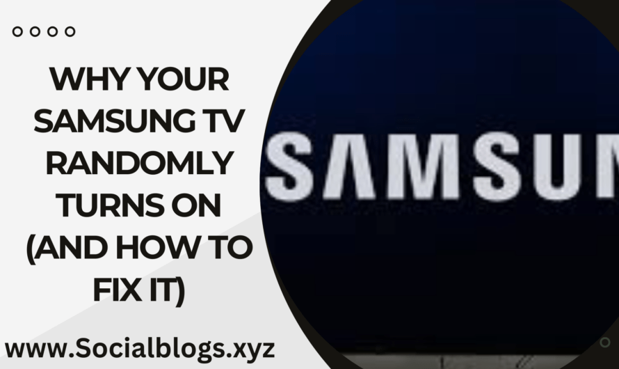 Why Your Samsung TV Randomly Turns On (And How To Fix It)