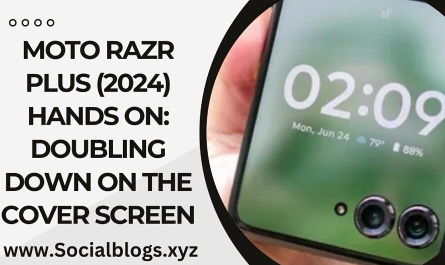 Moto Razr Plus (2024) Hands On: Doubling Down On The Cover Screen